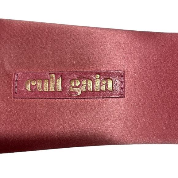 Cult Gaia Maya Satin Flat Sandal Shoe Rose 39.5 - Picture 3 of 10